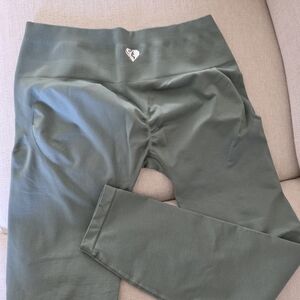 Women's Sage Green High-Waisted Leggings